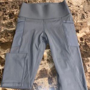 Gray leggings